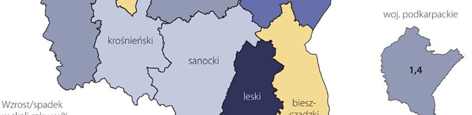 odnotowano w powiecie leskim,