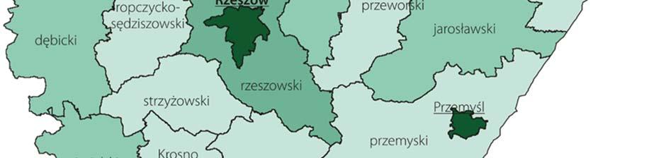 najmniejszą natomiast w powiecie