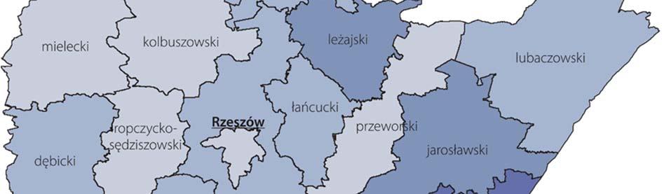 Liczba bezrobotnych na 1 ofertę pracy W końcu stycznia