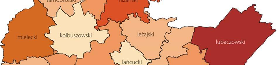 Stopień wykorzystania miejsc noclegowych w