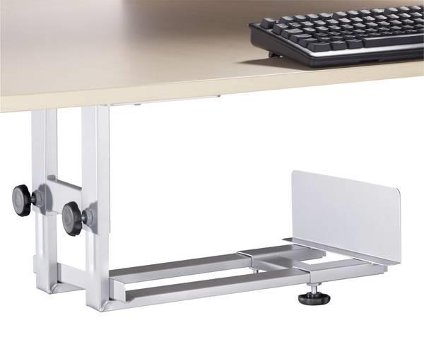 12. Uchwyt na komputer PC 16 szt. Pionowy / poziomy uchwyt na komputer typu tower lub desktop. wersja z litej stali pasujący do obudowy typu tower (szer. x wys.) 13-24 x 39,5-50 cm lub desktop (szer.