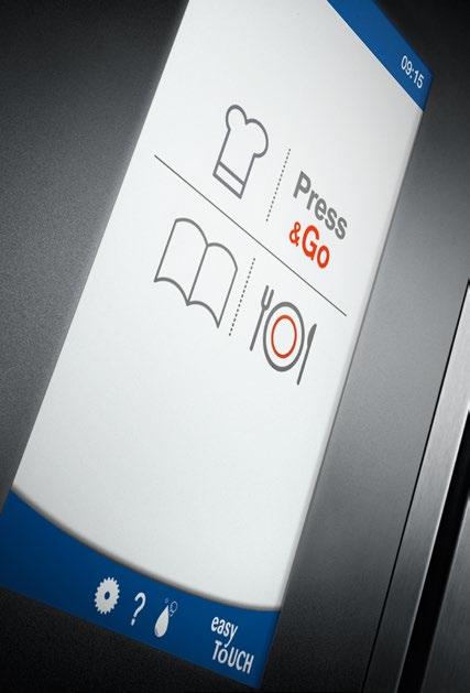 Nowy: przejrzysty w pełni funkcjonalny design Nowe, estetyczne wzornictwo sprawia, że Convotherm 4 jest idealny również do zastosowań front cooking.