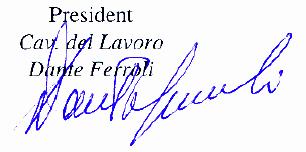 Declaracja zgodności Producent: FERROLI S.p.