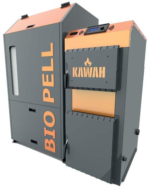 BIOPELL CLOVER Parametry techniczne Kotły typu BIO PELL CLOVER z uproszczonym zasobnikiem oraz podajnikiem pelletowym przeznaczone są do pracy w instalacjach centralnego ogrzewania grawitacyjnych lub
