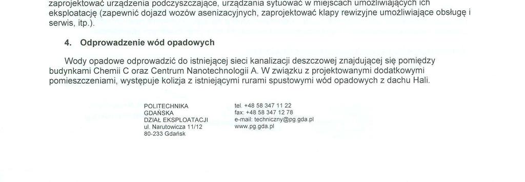 przez Dział Esploaacji Poliechnii Gdańsiej Firma RECORD