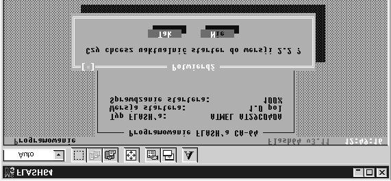 Procedura wymiany oprogramowania 5 W przypadku gdy program w centrali jest wersją starszą flash64 proponuje wymianę na wersję nowszą - dotychczasowa wersja zostanie skasowana i w jej miejsce zostanie