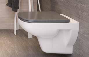 The specially shaped washbasin means more space for your convenience.
