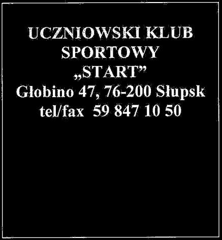 DZIAŁALNOŚCI Uczniowskiego Klubu Sportowego