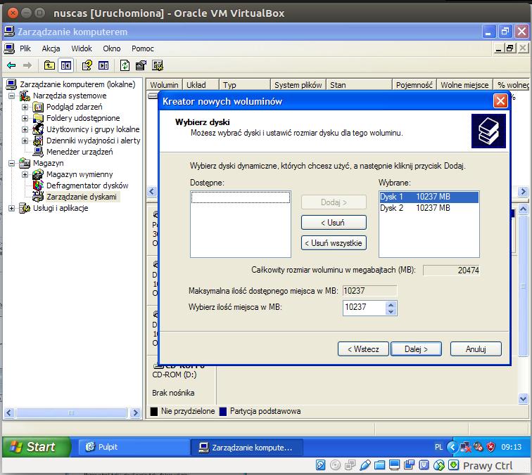 programowy w Windows XP IX 0 1