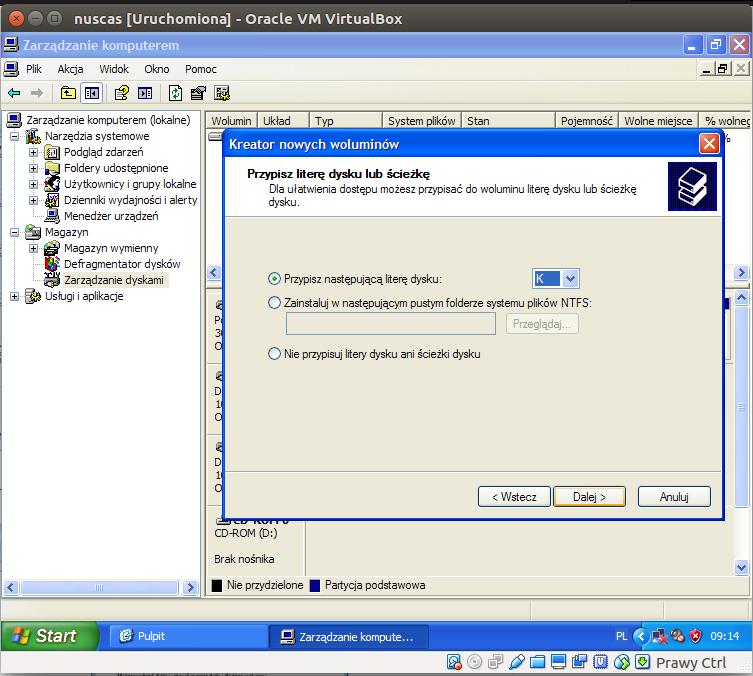 programowy w Windows XP X 0 1 2,