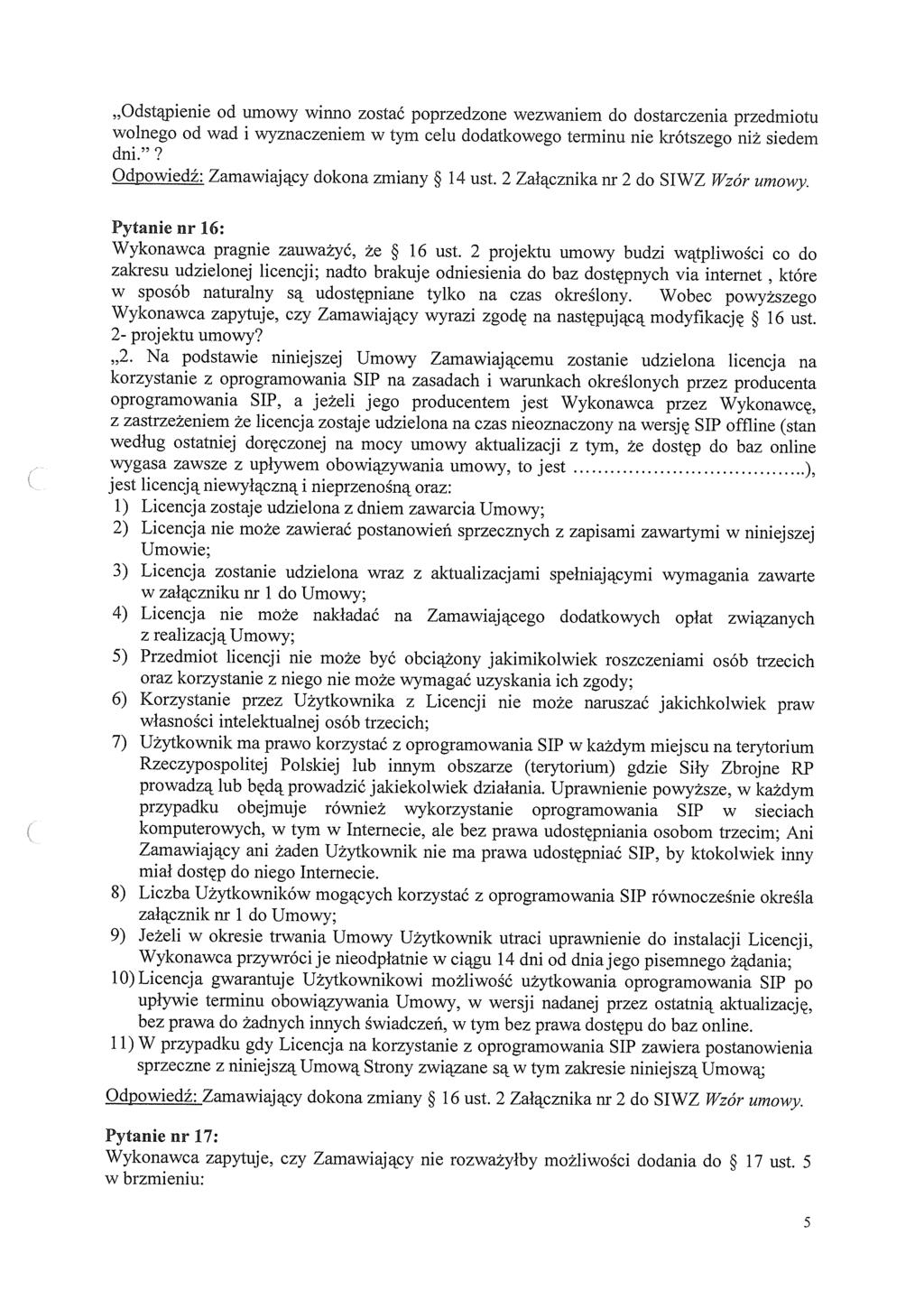 Odstąpene d umwy wnn zstać pprzedzne wezwanem d dstarczena przedmtu wlneg d wad wyznaczenem w tym celu ddatkweg termnu ne krótszeg nż sedem dn.