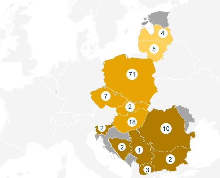 Rynki, na których działamy Grupa Orbis jest największym operatorem hotelowym w Europie Wschodniej działającym w 12 krajach, z możliwością dalszej ekspansji w kolejnych 4 krajach regionu.