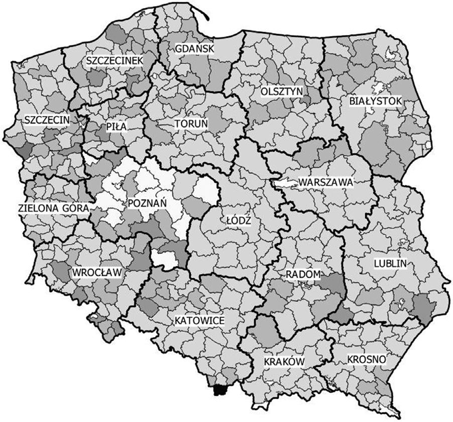 Zróżnicowanie odpisów na poszczególne nadleśnictwa dokonuje się na poziomie RDLP to one różnicują (lub nie) wielkość odpisu i dopłaty do działalności podstawowej i administracyjnej poszczególnych