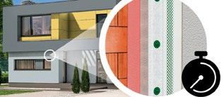 Siłą Ceretherm Express jest wielka trójka, czyli trzy technologie, które pod względem jakości windują go do elewacyjnej ekstraklasy. Tynk wzbogacony jest o technologie Double Dry oraz BioProtect.