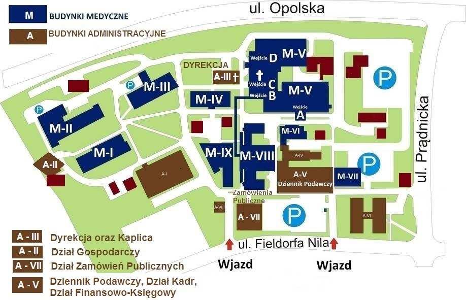 2. Opis obiektu 2.1. Informacje ogólne Szpital Jana Pawła II zlokalizowany jest pomiędzy ulicami Fledorfa Nila, Prądnicką i Opolską w Krakowie.