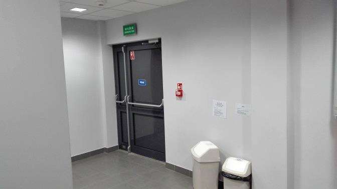 Rozmieszczenie wyjść ewakuacyjnych z budynku