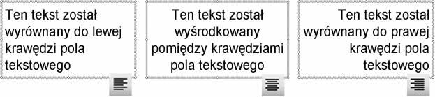 Rozdział 3. Edycja slajdów 29 Ćwiczenie 3.8. Rysunek 3.10. Różne style tekstu Zmianę stylu czcionki dokonasz, wykonując poniższe polecenia: 1. Zaznacz odpowiedni fragment tekstu. 2. Na pasku formatowania kliknij przycisk Pogrubienie, aby pogrubić tekst (rysunek 3.