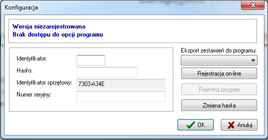 Synergia ModAgent pierwsze uruchomienie Rejestracji Synergii ModAgent można dokonać na dwa sposoby - ONLINE -