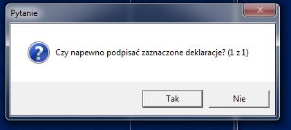 deklaracje do podpisania poprzez zaznaczenie checkboxu