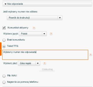 skierowane do numeru i nie zostanie odebrane.