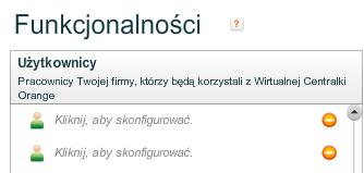 WCO. Posiadają oni odrębną zakładkę Użytkownicy w panelu Funkcjonalności WCO (widok Schemat centralki, lewy panel).