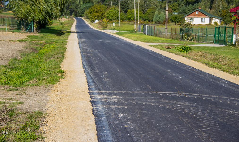 Gmina Michów Roboty polegały na wyprofilowaniu