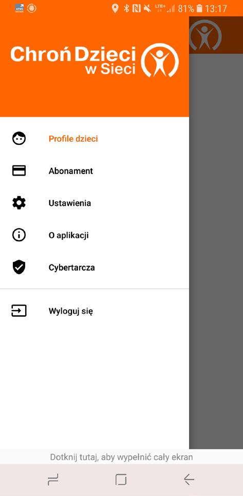 Chroń Dzieci w sieci Zadanie Uruchom aplikację Zaloguj się za pomocą loginu: justyna.anna. blaszczak@widzialni.