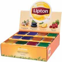 HERBATA Kopertowane torebki 12 smaków x 15 kopert Herbata LIPTON Herbata Lipton Ilość w opakowaniu Indeks 50 torebek 265123 Yellow Label 100 torebek