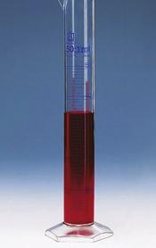 NACZYNIA MIAROWE Z TWORZYW SZTUCZNYCH CYLINDRY MIAROWE Cylinder miarowy PMP kl.a 25:0,5ml, skala niebieska malowana, typ wysoki 541-35120 szt. 5 13,30 Cylinder miarowy PMP kl.