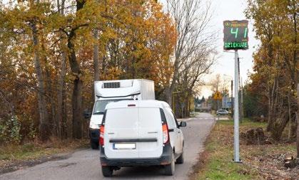 www.tuwiazowna.pl Samorząd 15 Innowacyjne oznakowanie zapewni bezpieczeństwo ruchu Bezpieczne przejście dla pieszych w Góraszce Poszerzyliśmy fragment drogi powiatowej nr 2703W ul.