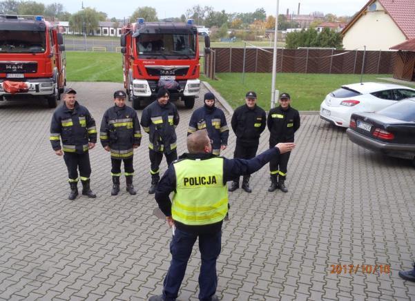 W ćwiczeniach uczestniczyli strażacy z PSP, Zakładowej Służby Ratowniczej (ZSR), Wydziałowej Grupy Ratowniczej (WGR) oraz OSP KSRG Lubasz.