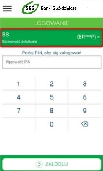 Użytkownik po wyborze interesującego go systemu Bankowości Internetowej, a