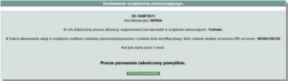 Zmiana hasła tymczasowego podczas logowania do Usługi Bankowości Elektronicznej (korporacyjne) Po sparowaniu urządzenia autoryzującego podczas pierwszego logowania do