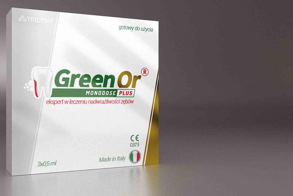 Tylko u nas! Green Or 44 zł Ekspert w leczeniu nadwrażliwości zębów. Preparat zabezpiecza zęby przed bodźcami zewnętrznymi oraz przed szkodliwym działaniem bakterii.