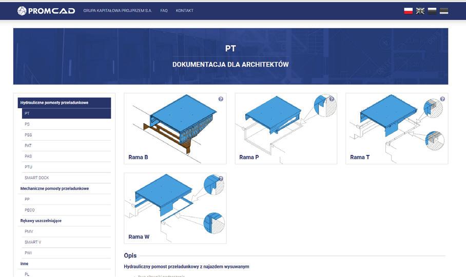 PROMCAD PROMCalculation 8 Program PROMCAD dedykowany jest architektom, którzy już w fazie projektu budynku mogą dokładnie zaplanować konkretny pomost, odpowiednie uszczelnienie oraz