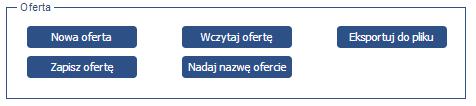 oferty użytkownik może utworzyć ofertę z