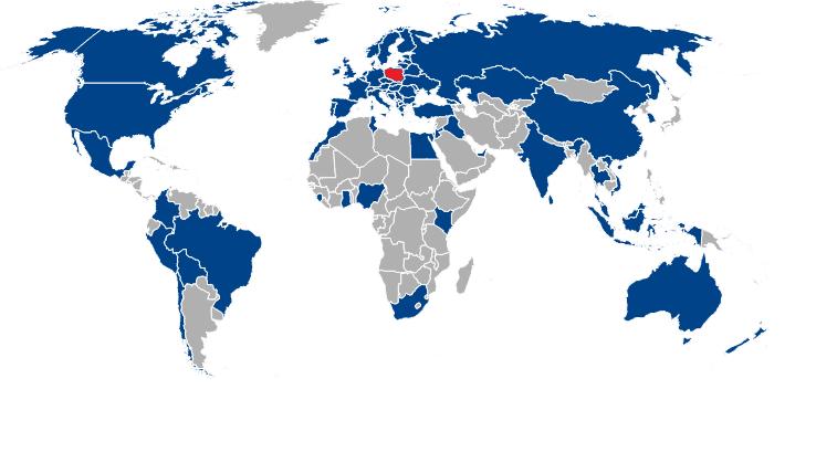 Zasięg geograficzny Dystrybucja