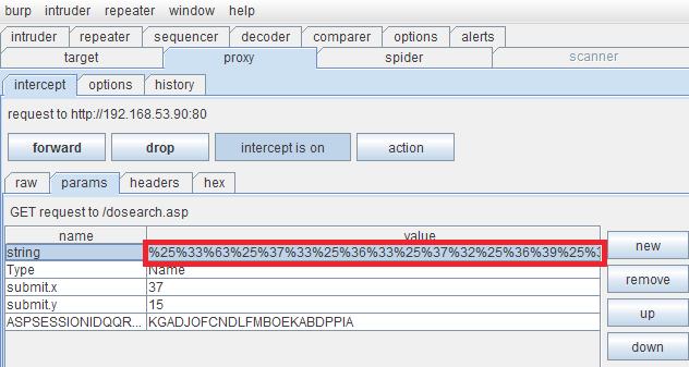 znaków Kod XSS kodujemy w URL i