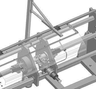 narzędzia z układem przeniesienia siły realizowanej za pomocą cylindra hydraulicznego (3) Cylinder hydrauliczny napędzany jest agregatem hydraulicznym o ciśnieniu pracy 35 MPa zbudowanym w oparciu o