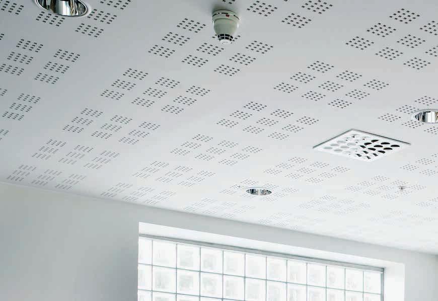 GYPTONE BIG GYPTONE BIG Quattro 47 płyta gipsowo-kartonowa do sufitów podwieszanych Opis produktu Perforowana płyta gipsowo-kartonowa.