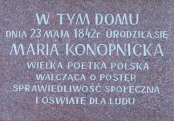 WSTĘP Mówiąc o Suwałkach zazwyczaj wspomina się również Marię Konopnicką, wszak pisarka