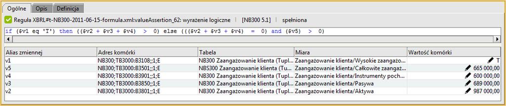 3.49 Reguła: valueassertion_61 Reguła dla wielkości B7502 " % udziałów": Rysunek 56.