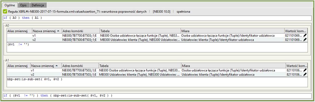 występuje dopuszczalna wartość w komórce B3101 "Forma prawna", czyli: o o o o FK osoba fizyczna krajowa; PK osoba prawna lub inna posługująca się numerem REGON, krajowa; FZ zagraniczna osoba