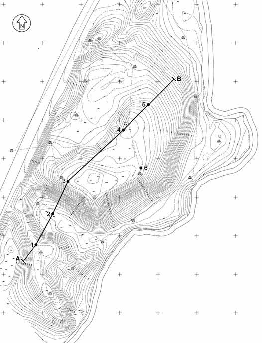 Stratygrafia stanowiska W trakcie obecnych badań archeologicznych wydzielono łącznie 45 jednostek stratygraficznych, które podzielono na 4 główne fazy związane z użytkowaniem tego obszaru (tab.