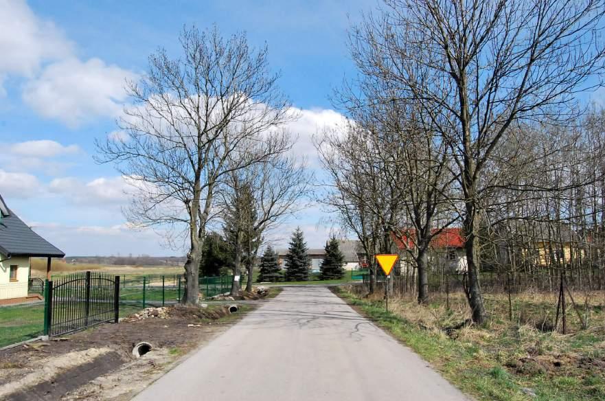 LOKALIZACJA - 6. Skręt na Chotel czerwony Nr punktu Odległość drzew od osi Odległość drzew od krawędzi Gatunek - liczba drzew Występowanie ciekawych Start: 50.412536,20.