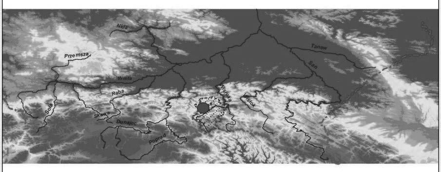3. Obszar badań Dane wykorzystane do analizy zebrano w ogródku meteorologicznym Stacji Badawczej IGiPZ PAN w Szymbarku, położonym na stoku o ekspozycji południowo-zachodniej, na wysokości 325 m n.p.m., w dolnej części zlewni Bystrzanki.