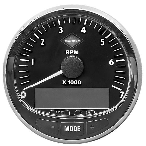 Rozdził 2 - Budow zespołu silnikowego b - obrotomierz b - prędkościomierz c Typowe wskźniki zestwu SmrtCrft 24575 c - ekrn System View (LCD) Zespół oprzyrządowni SmrtCrft ułtwi tkże identyfikcję