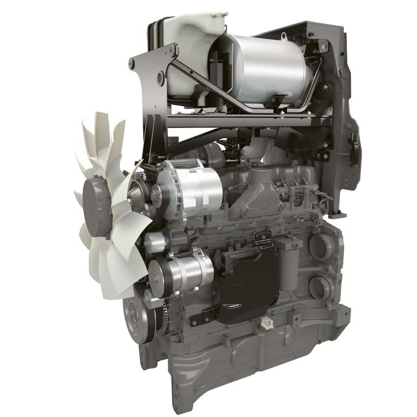 Czysta moc. Silnik Mocny rdzeń. Pod jednoczęściową maską pracuje 6-cylindrowy silnik FPT (technologia Fiat Powertrain) NEF-6 o pojemności 6,7 l.