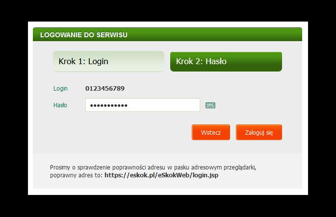 5.1 AKTYWACJA USŁUGI eskok I PIERWSZE LOGOWANIE Krok Serwis internetowy (Usługa Bankowości Elektronicznej) Serwis telefoniczny (Usługa Bankowości Telefonicznej) 1 Przygotuj swój numer Login, Listę