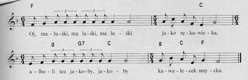 Oj, maluśki, maluśki Polska kolęda ludowa góralska. Autorów tekstu jest wielu, ale wszyscy są anonimowi. Pierwsze wersje tekstu powstały najprawdopodobniej w XVII wieku.